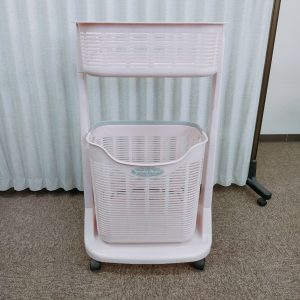 ランドリーバスケット2段